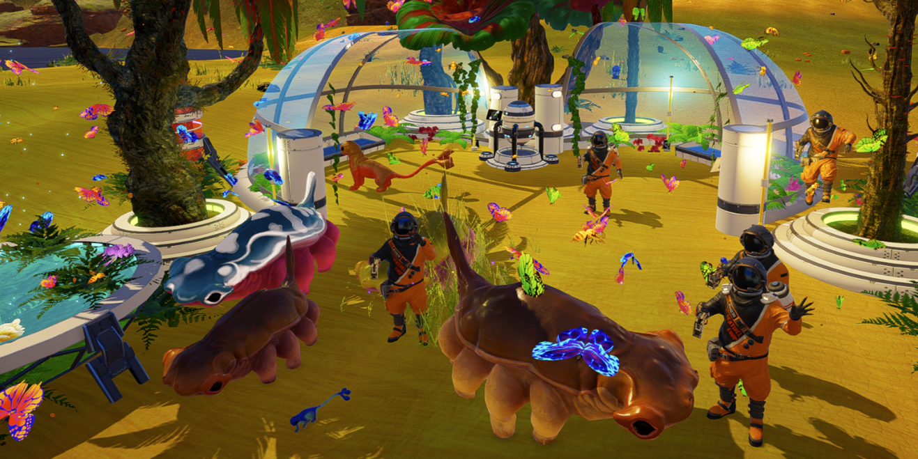 Cooperative multiplayer gameplay environment