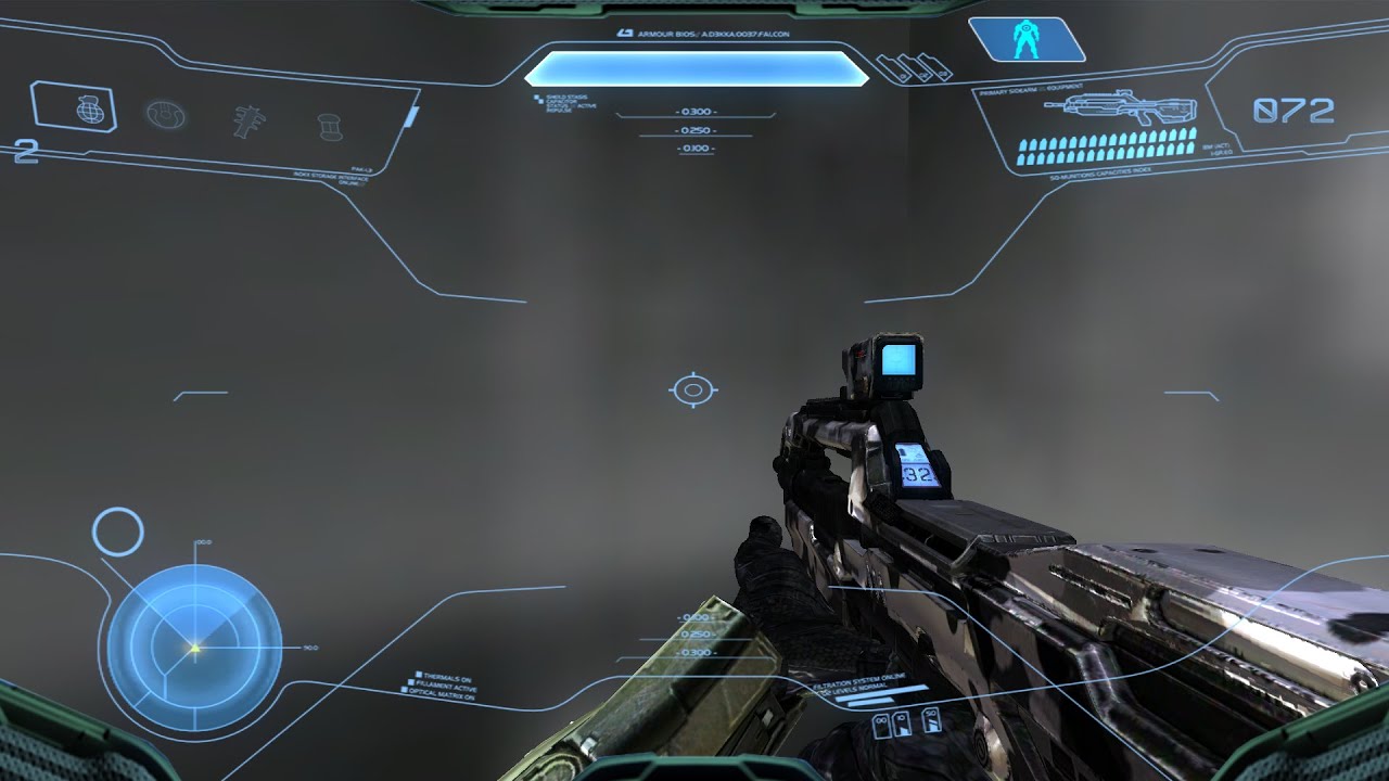 Minimalist tactical gameplay display